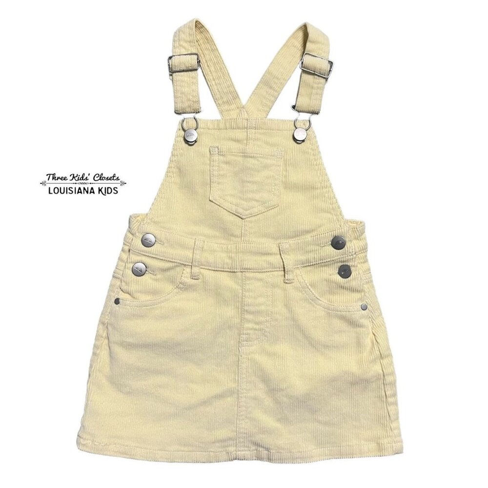 Jamie Kay 5Y Yellow Corduroy Chloe Jumper Dress